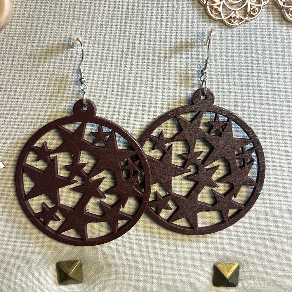 Star Dangle Earrings